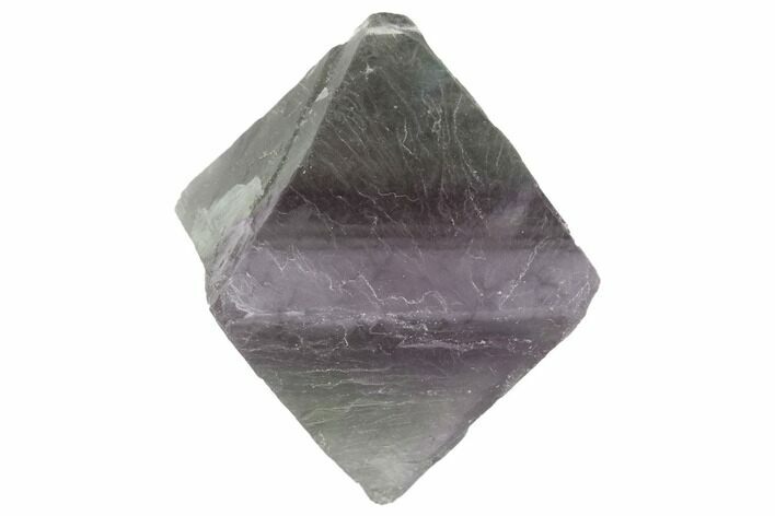 Fluorite Octahedron - Purple/Green Banded #90923